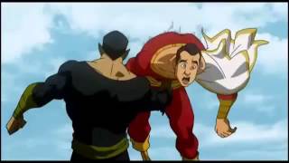 Famous Superman & Captain Marvel ( Shazam) vs Black Adam Full Fight Scene ORIGINAL VERSION - NO MUSIC Wealth