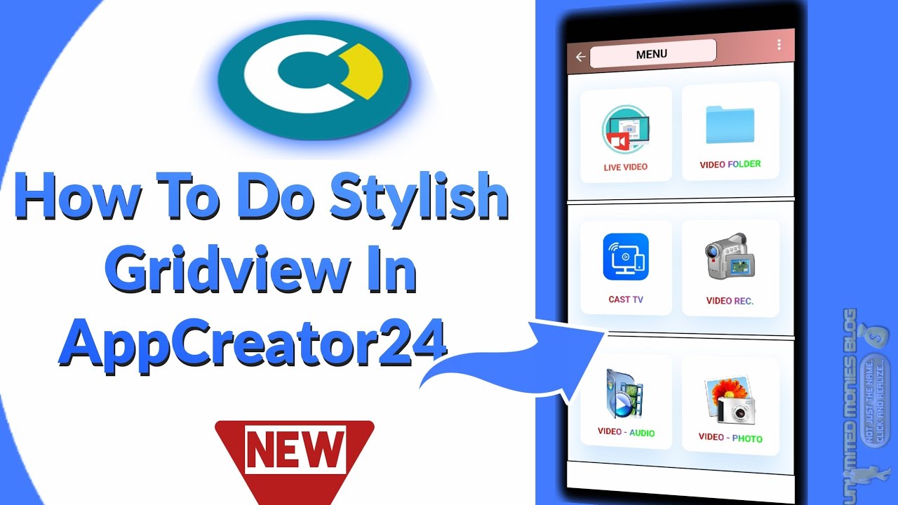 STYLISH Grid View Secrets in AppCreator24 with Native Ads Revealed ...