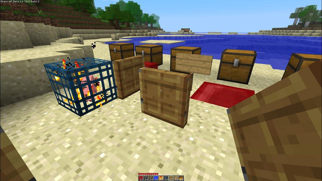Minecraft beta 1 6 test build 3 part 1 youtube