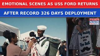 Celebrity Emotional Scenes As USS Ford Returns After Record 326 Days Deployment| US Navy Welcomes Heroes Home Profile