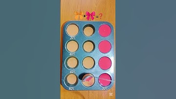 “Warm Pink Contrast 🤎💖”#colormixing #paletteart #colorvibes #colorpalette #shortart #colortheory