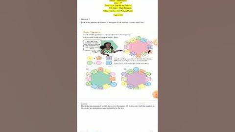 NCERT/ maths / class 5th / can you see the pattern / magic Hexagons
