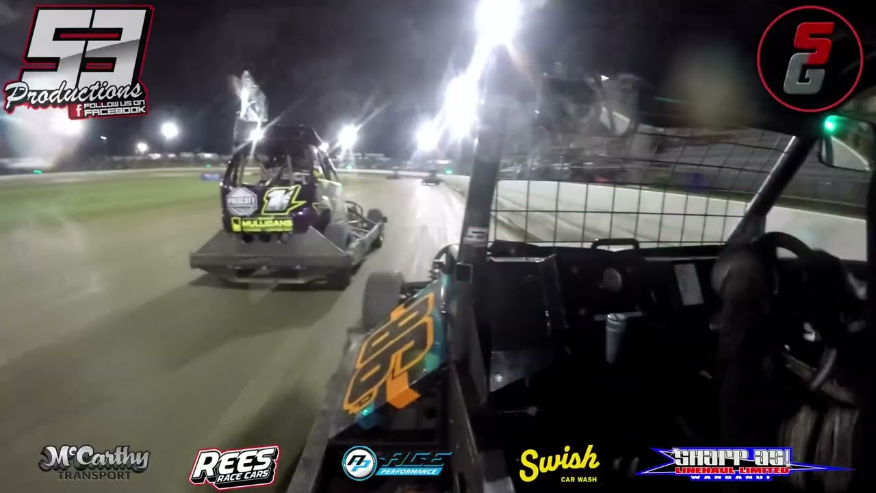 86p Beau McLeod Race 2 Nz Stockcar Champs from Woodford Glen Speedway 20th Feb 26