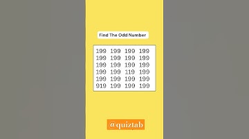 FIND THE DIFFERENT ODD NUMBER CHALLENGE| #shorts #quiz #odd #evennumber #mathquiz #oddnumber