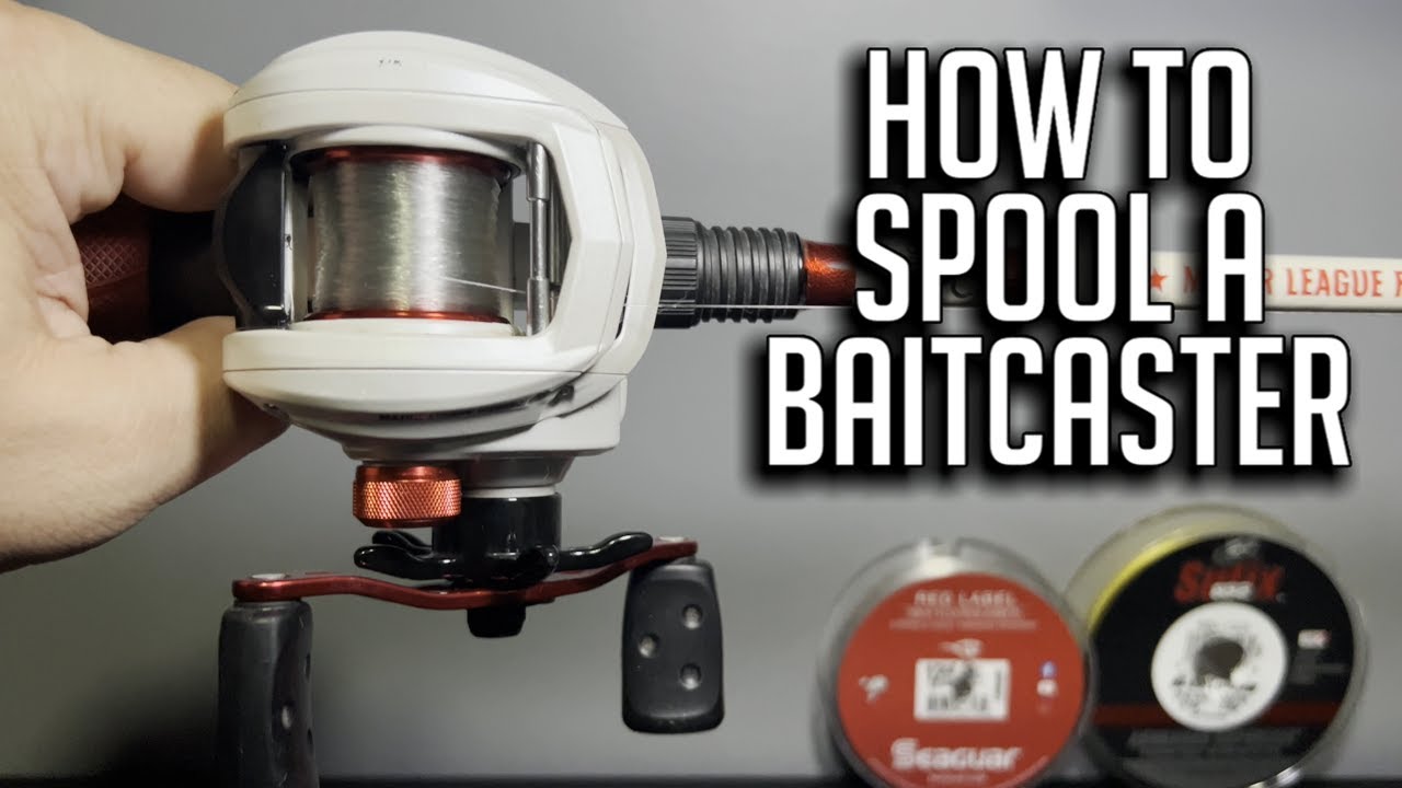 How to Spool a Baitcaster Reel with Fluorocarbon! 