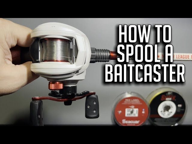 How to Spool a Baitcaster Reel with Fluorocarbon! 