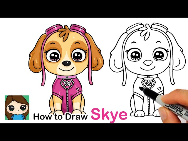 Ryder Mighty Pups Paw Patrol Drawing Tutorial by biuchoco on DeviantArt