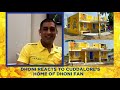 Dhoni's sweet reaction to the Dhoni-CSK themed house in Cuddalore