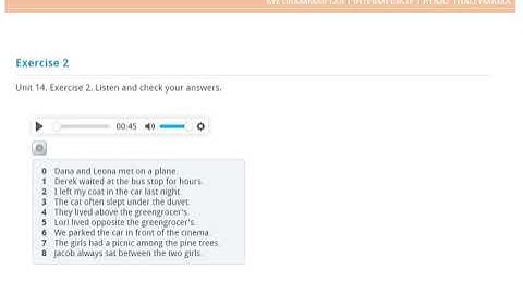 UNIT 14-1: General form and use; Prepositions of Place (Pr.2)| Mygrammarlab Intermediate | Haleymama