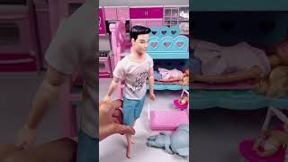 Satisfying with Unboxing Barbie doll Toy set ASMR VIDEO #asmr #shorts