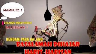 VIRAL ! TOKOH WAYANG BASALAMAH DIUNEKKE BAJINGAN DIHAJAR DALANG-DALANG SAMPAI MAMPUZ.