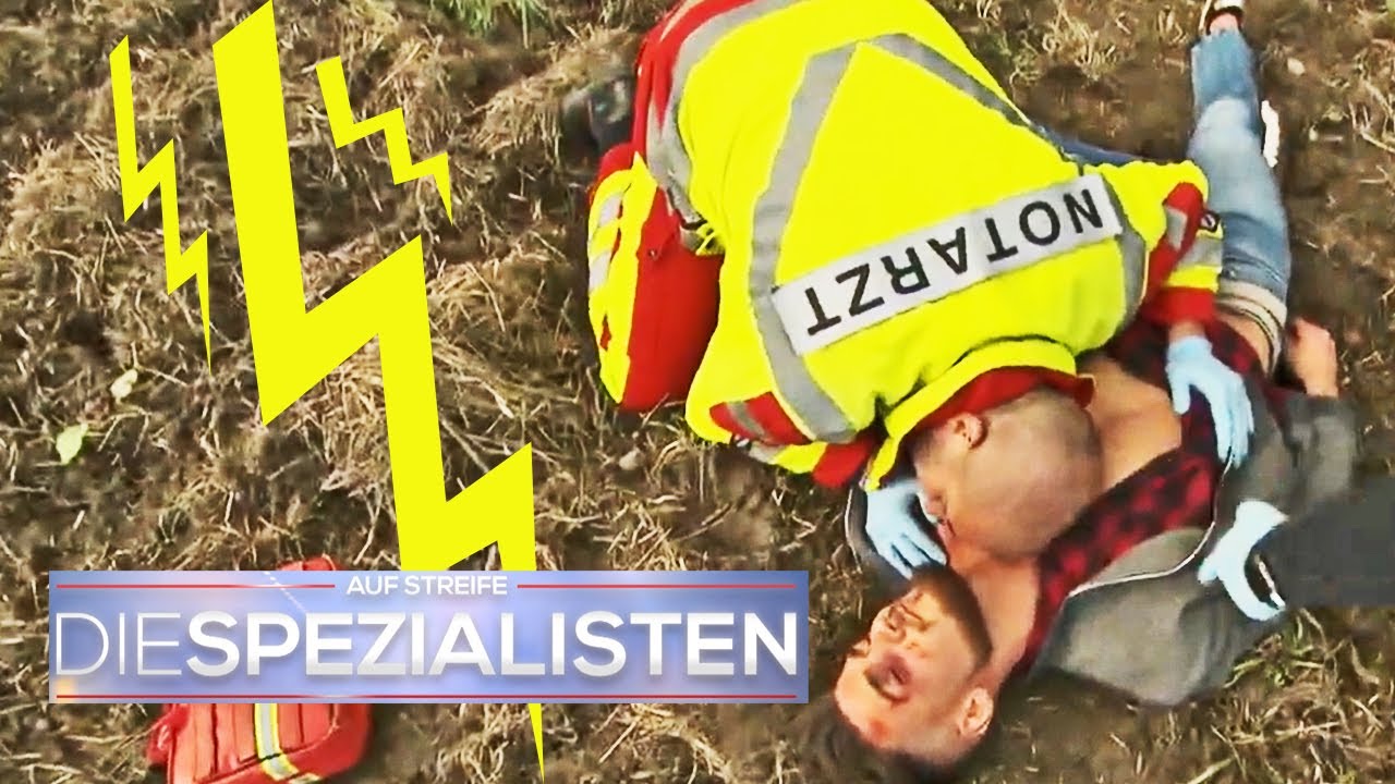 Mann vom Blitz getroffen! \