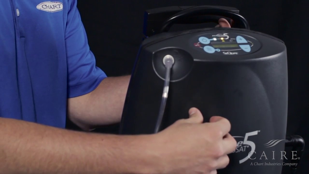 SeQual Eclipse 5 Portable Oxygen Concentrator Basic Operation Video