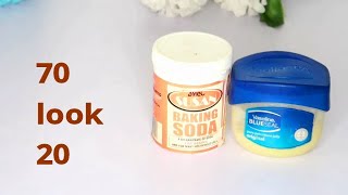 90 look 30 cucumber baking soda, strawberry skin is gone