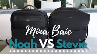 Mina Baie Noah VS Stevie | Diaper Bag Comparison