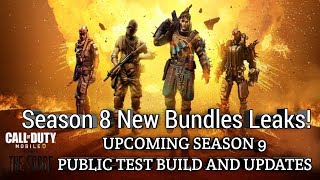 SEASON 8 NEW BUNDLES LEAKS | UPCOMING SEASON 9 EARLY PUBLIC TEST BUILD UPDATES