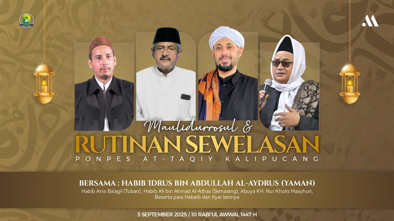 🔴[LIVE] Rutinan Sewelasan Ponpes At-Taqiy Kalipucang Kulon Bersama Habib Idrus Al-Aydrus 04/08/2025