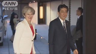 日英首脳、京都で会談　北朝鮮に圧力で連携確認(17/08/31)