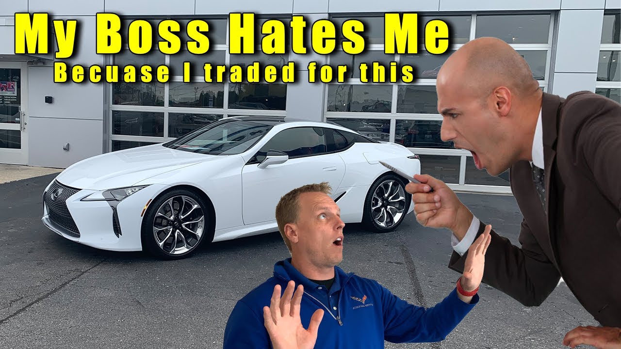 😲 2019 Lexus LC 500 traded in for a Corvette.