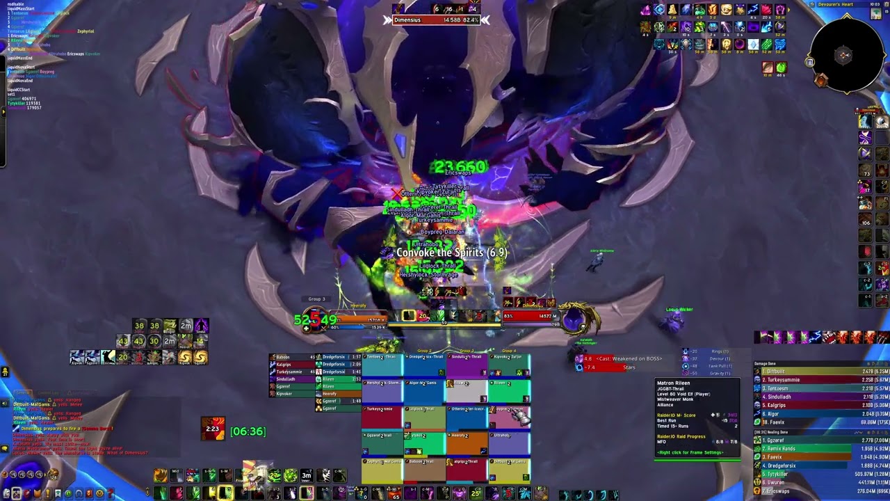 Mythic Dimensius 11.2.5 - Resto Druid POV