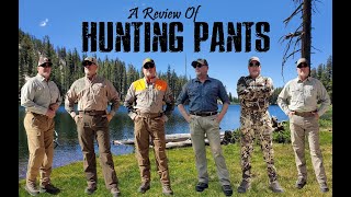 HUNTING PANTS; the good, the bad, and the ugly.