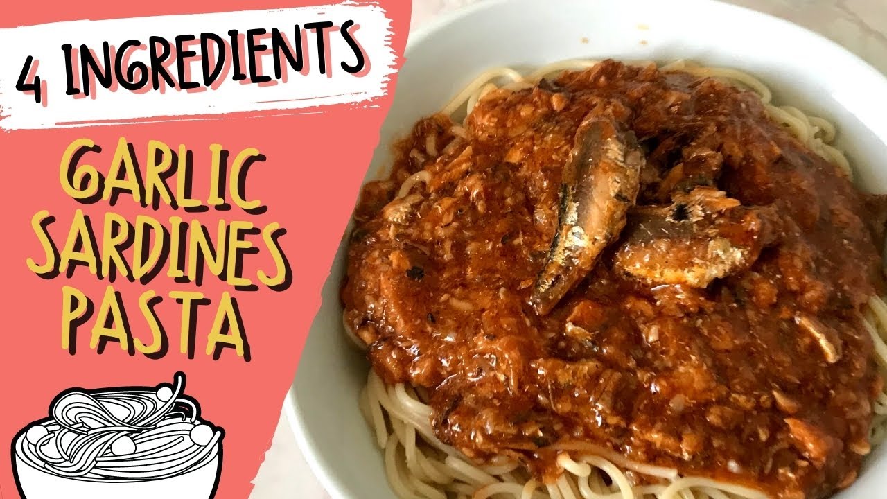GARLIC SARDINES SPAGHETTI using Delata/Canned Sardines Affordable and