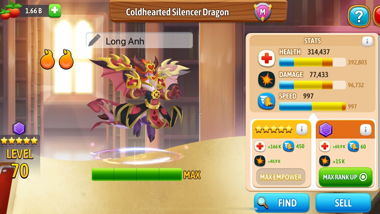 NHẬN SKIN COLDHEARTED SILENCER | DRAGON CITY