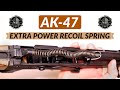 AK 47 Extra Power Recoil Spring + 15% Stronger to Improve Cycling Operations - M*CARBO