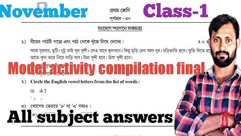 Model activity compilation final 2021 |class-1 |part-8|November month #modelactivitycompilation