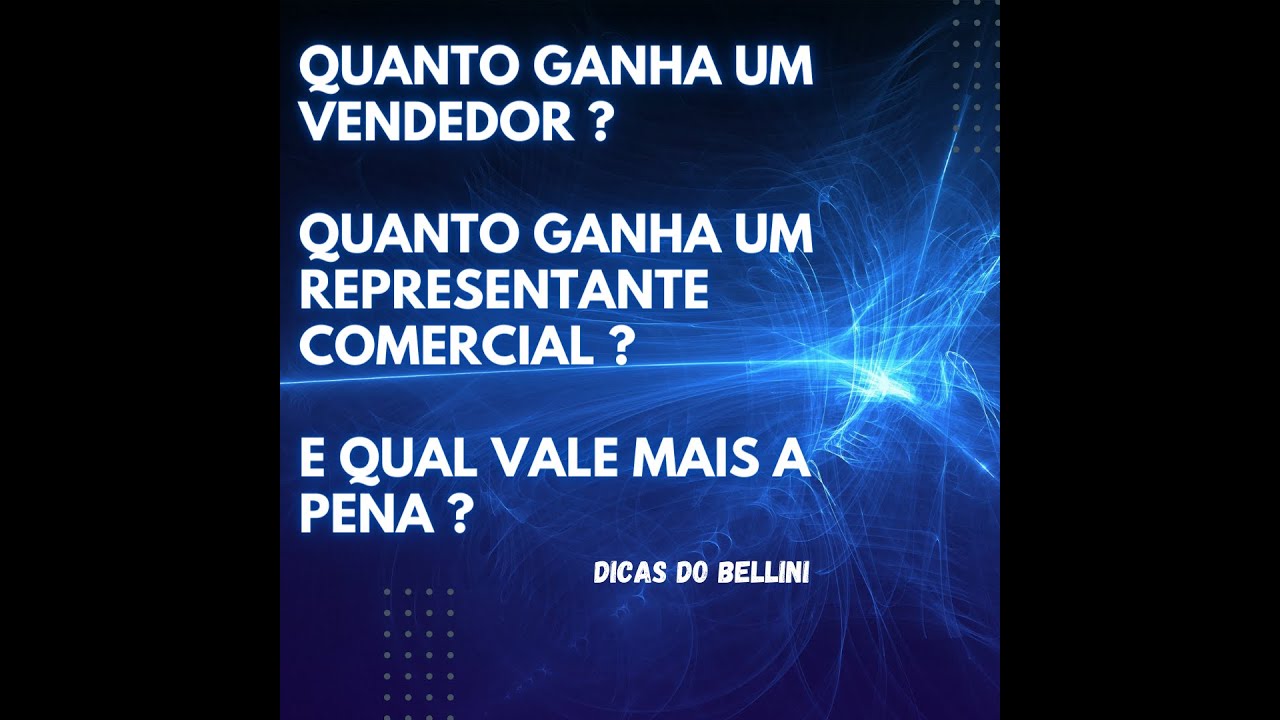 Quanto ganha um vendedor ?Quanto ganha um representante comercial ? O ...
