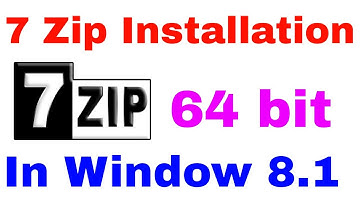 [Hindi]  7zip : - How to Download, Install and Use 7zip ! 7 zip installation   ! All Windows !