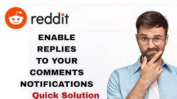 How To Enable Replies To Your Comments Notifications On Reddit App | Step By Step