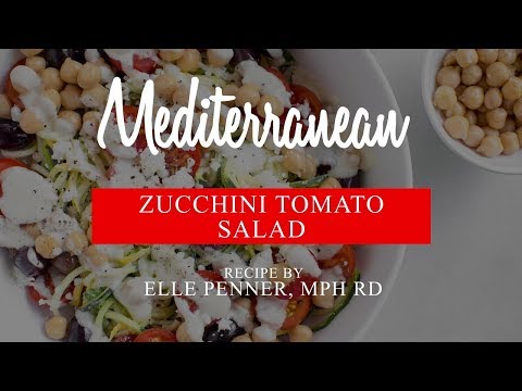 24Life Mediterranean Zucchini Tomato Salad