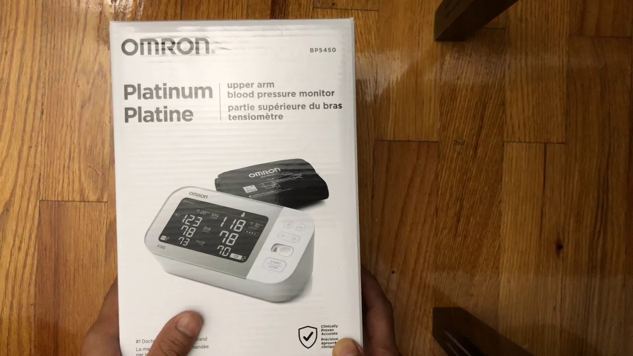 Omron BP5450 Platinum Wireless Upper Arm Blood Pressure Monitor