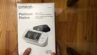Unboxing OMRON Platinum BP5450 Blood Pressure Monitor