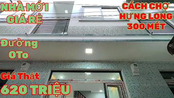 Nhà Bình Chánh Giá Rẻ - 1 Trệt 1 Lầu SHR - Cách Chợ Hưng Long Và Xe Buýt 300 Mét - Dân Cư Đông Đúc