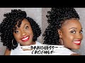HOW TO INSTALL A BRAIDLESS CROCHET | NO CORNROWS | FT. TRENDY TRESSES