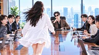 She walks into the meeting wearing the CEO's shirt as pajamas, leaving everyone stunned!