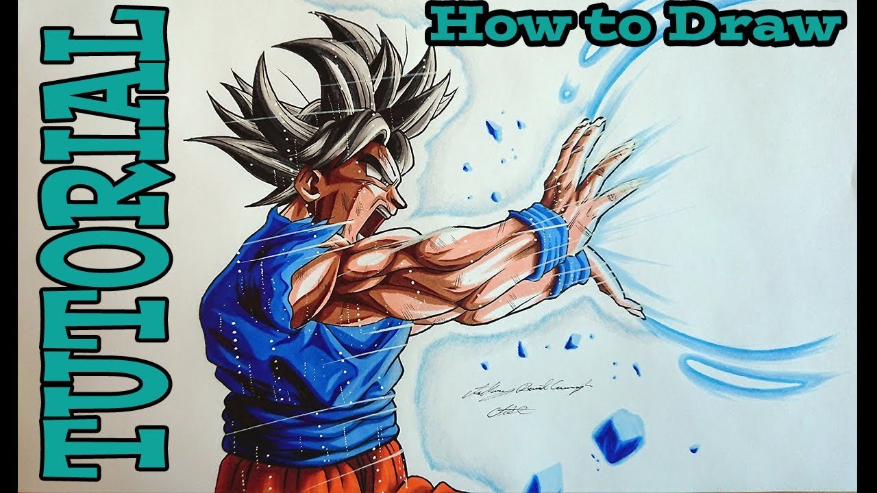 Ultra Instinct Kamehameha (OC) (Sketch) : r/dbz