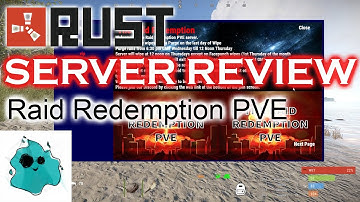 Raid Redemption PVE (Keep Backpack On Death) #PVE #RustServerReview