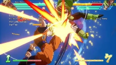 SSJ Goku Air Ki Blast Loop Combo | DBFZ