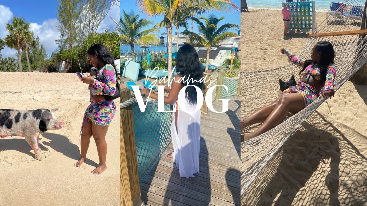 BAHAMAS VLOG! SWIMMING WITH PIGS, FOOD, ATLANTIS, MARGARITAVILLE, PACK