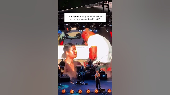 Müzik, Aşk ve Gözyaşı: Gökhan Türkmen sahnesinde romantik evlilik teklifi #gökhantürkmen