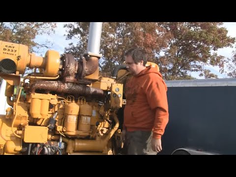 1959 CATERPILLAR D337 SERIES F DIESEL GENSET COLD START
