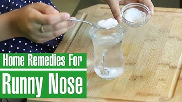 3 BEST NATURAL HOME REMEDIES TO STOP RUNNY NOSE