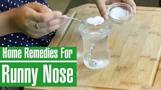 3 BEST NATURAL HOME REMEDIES TO STOP RUNNY NOSE