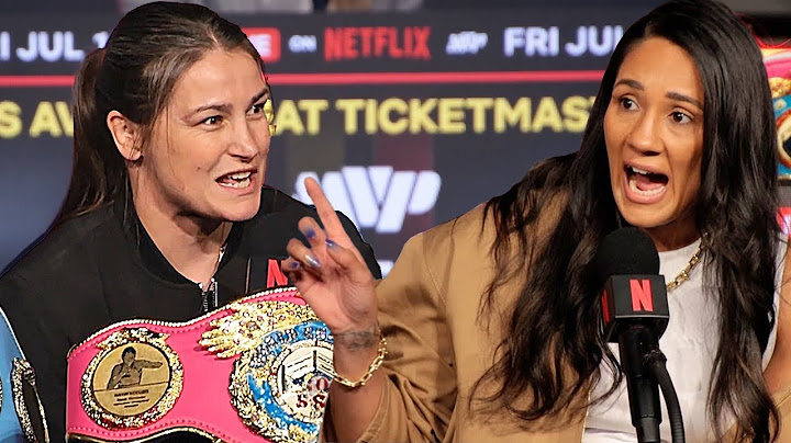 Katie Taylor calls Amanda Serrano BORING & Delusional in verbal exchange at Press Conference!