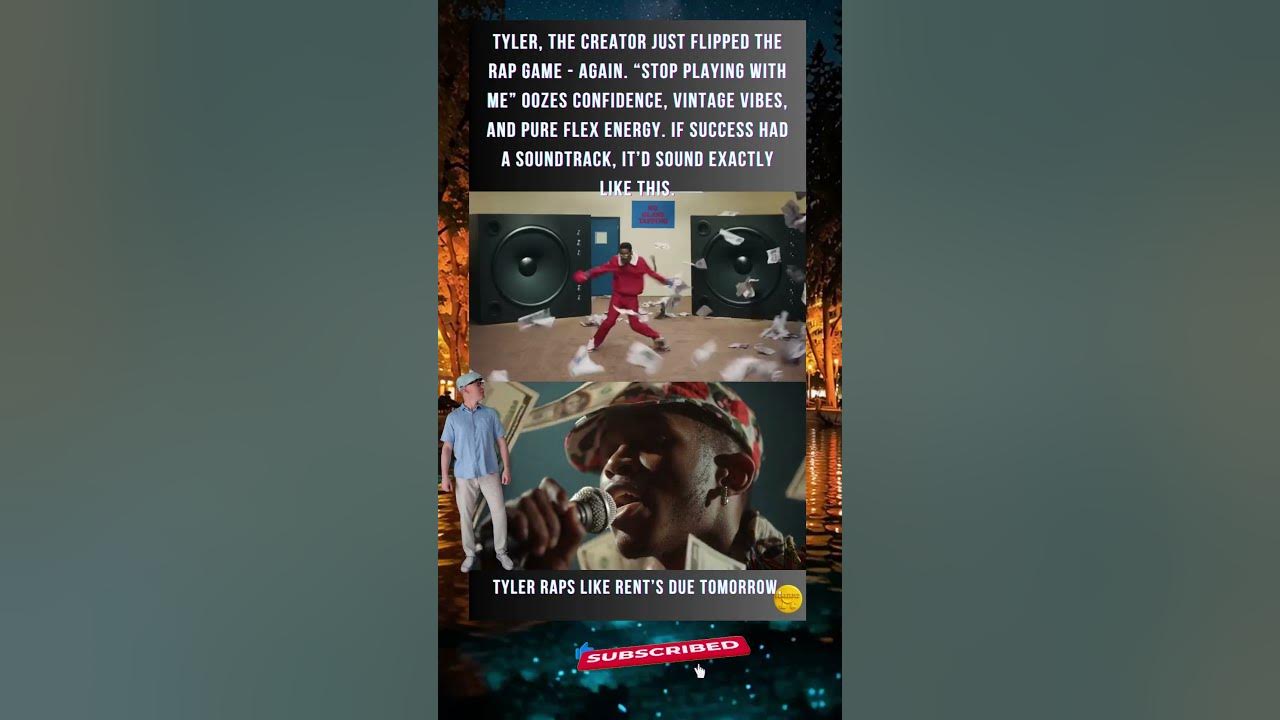 Tyler, The Creator just flipped the rap game - again. “STOP PLAYING WITH ME” oozes confidence, vinta Tyler, The Creator just flipped the rap game - again. “STOP PLAYING WITH ME” oozes confidence, vinta