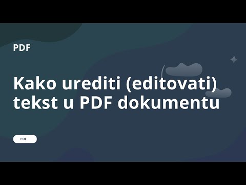 Video: Kako Promijeniti Tekst U Skeniranom Dokumentu