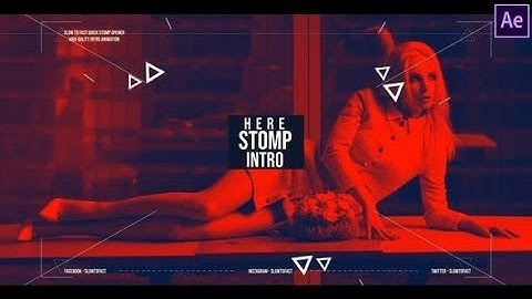 Actionable Colorful Stomp Intro - After Effects Template